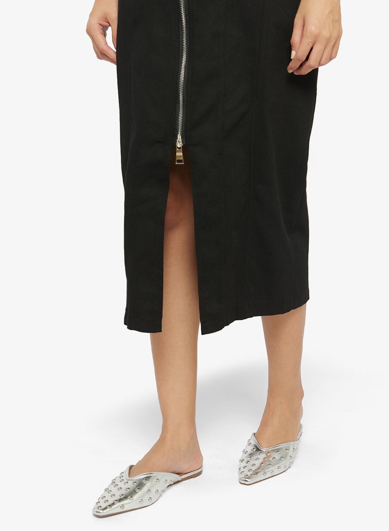 STEVE MADDEN Mayah Stud Embellished Pointed Toe Mules - Image 5