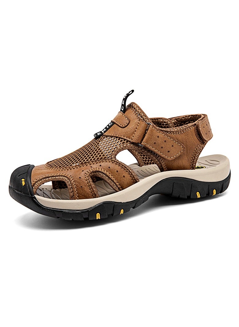 Men Fashion Summer Sport Sandals Beach Water Hiking Shoes Comfort Breathable Casual Non-slip Indoor Outdoor Sandal  - Image 1