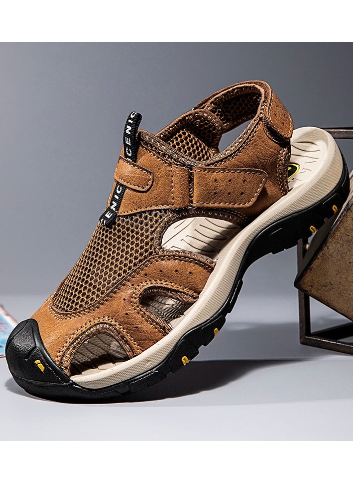 Men Fashion Summer Sport Sandals Beach Water Hiking Shoes Comfort Breathable Casual Non-slip Indoor Outdoor Sandal  - Image 5