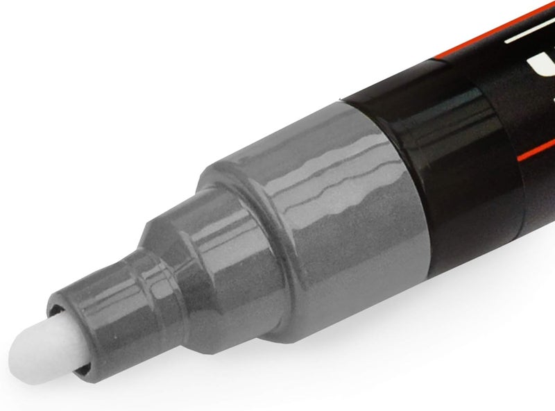 Posca Paint Marker Set of 3 Medium Grey Tones 5M Markers with Reversible Tips Marker Set of Acrylic Paint Pens Pens for Art Supplies Fabric Paint Fabric Markers - Image 3