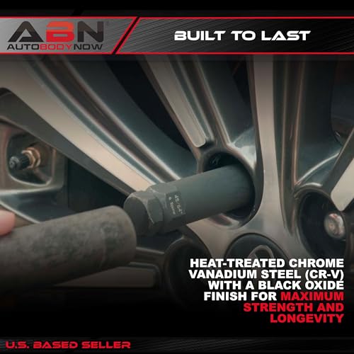 ABN طقم أدوات إزالة قفل العجلات من ABN مجموعة مفاتيح صمولة العجلات 16 قطعة SAE/مترية - Image 4