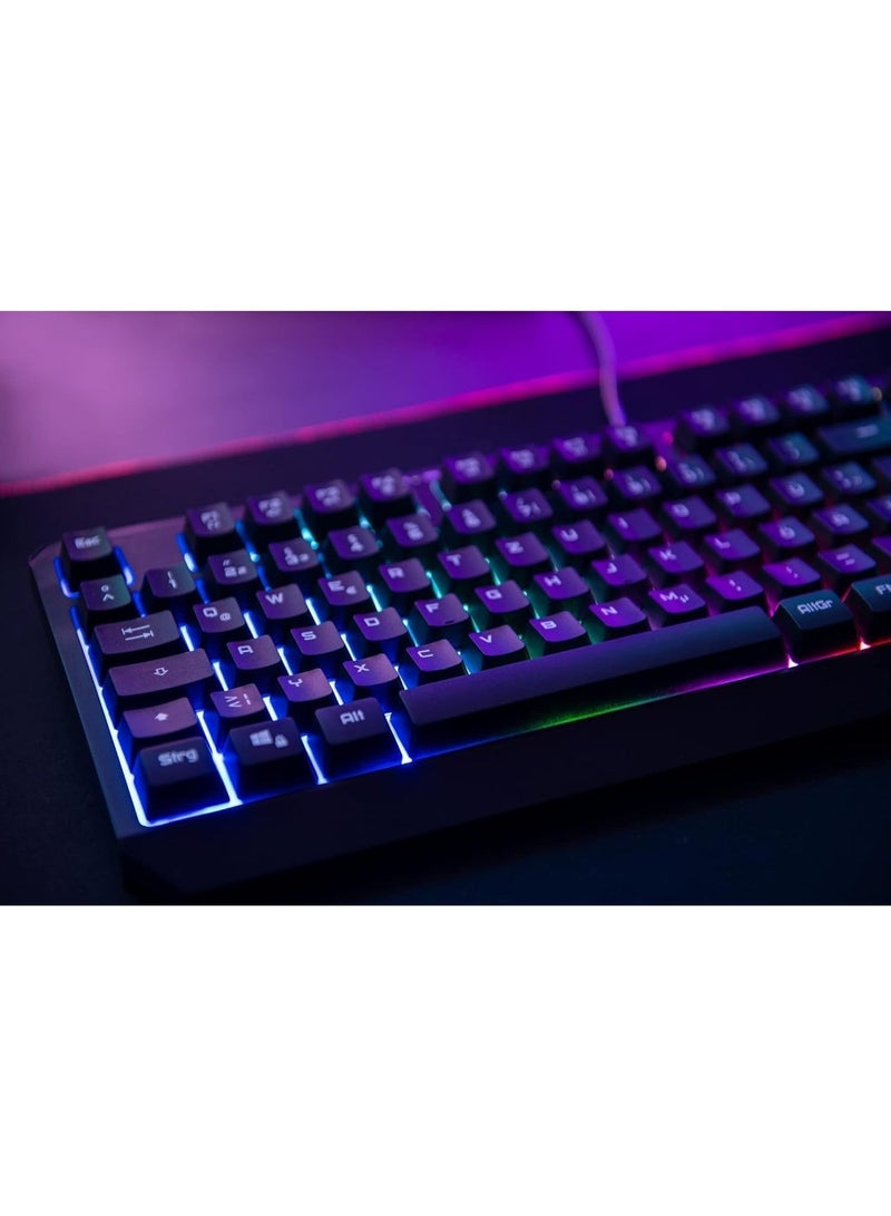 uRage | Exodus 200 TKL Gaming Keyboard, Responsive Keyboard with Anti-Ghosting, RGB Lighting, Tenkeyless Format, Layout, Black - Image 4