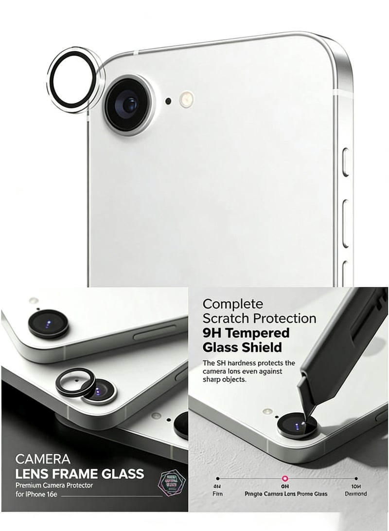 مستقبل نوفا واقي شاشة وكاميرا 2 في 1 لهاتف آيفون 17e/16e من آبل - درع شفاف عالي التغطية لحماية كاملة من الخدوش والصدمات - واقي شاشة وكاميرا لهاتف آيفون 17e/16e من آبل - Image 5