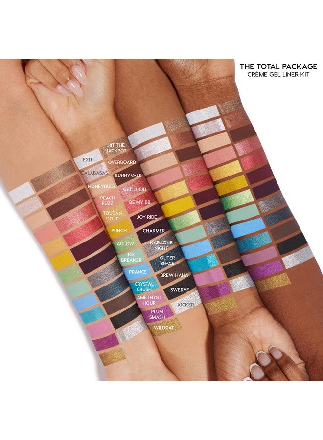 ColourPop BFF Crème Gel Liner - Waterproof Gel Eyeliner Pen with a High-Pigment & Buildable Formula - Colored Eyeliner with 18-Hour Wear - Sunnyvale (0.01 oz) - Image 4