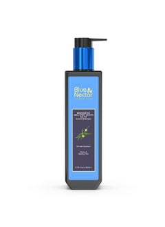 Blue Nectar Blue Nectar Anti Hair Fall Shampoo with Amla, Honey and Mulethi, Paraben and Sulfate Free Shampoo for Women and Men | Plant Based Hair Shampoo for Thick Hair (10 Herbs, 200 ml)  - Image 1