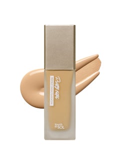 Touch in Sol TOUCH IN SOL Pretty Filter Perfect Finish Foundation for Flawless Natural Look  Lightweight and FullCoverage Matte Base for All Skin Types 118 floz 2 Medium 