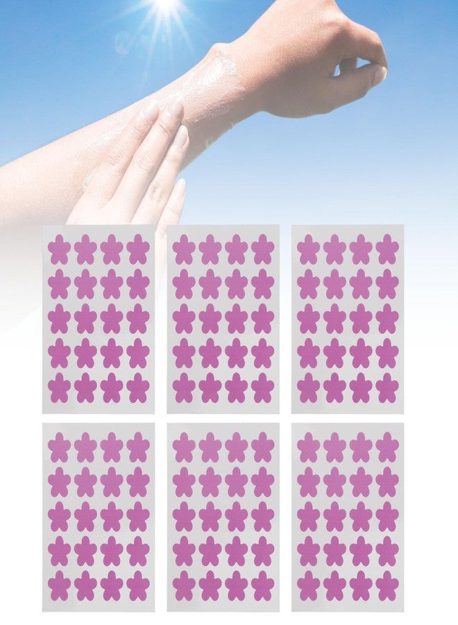 Jiawu Stickers for Sunscreen, 120 Count Detection Stickers, Sweat & Activated Sunscreen Stickers, You Can Wear All Day, Changes Color to Help Prevent Sunburn - Image 1