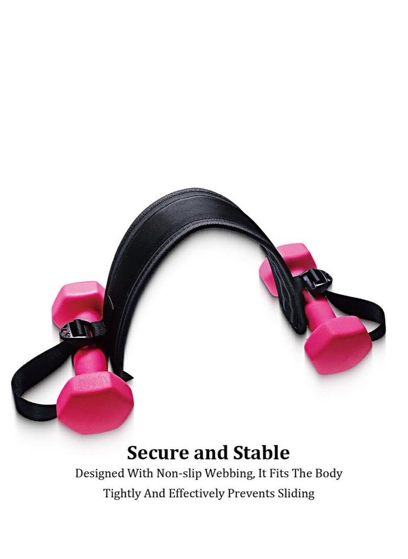 General - Hip Bridge Belt For Dumbbells Adjustable Straps For Different Waist Sizes 458cm Size Exercises Equipment For Gym At Home - Image 1