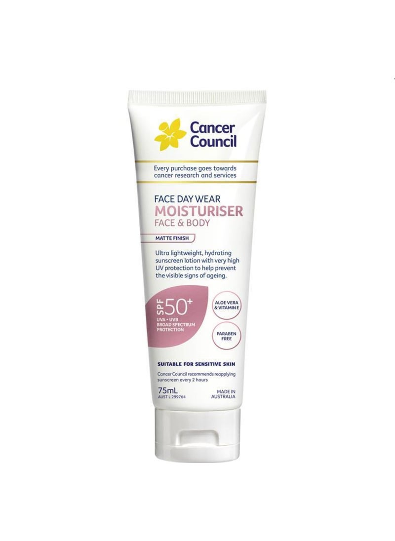 Cancer Council Cancer Council Face Daywear Moisturiser Invisible SPF50 