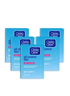 Clean & Clear Clean & Clear Oil Control Film, 5 Pack of 60 Sheets (300 Sheets Total)  - Image 1
