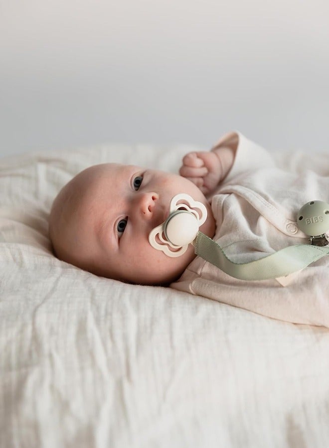 Pack of 2 Supreme Soother Bpa Free Dummy Pacifier, Symmetrical Silicone, Size 2 6 To 18 Months , Woodchuck/Blush