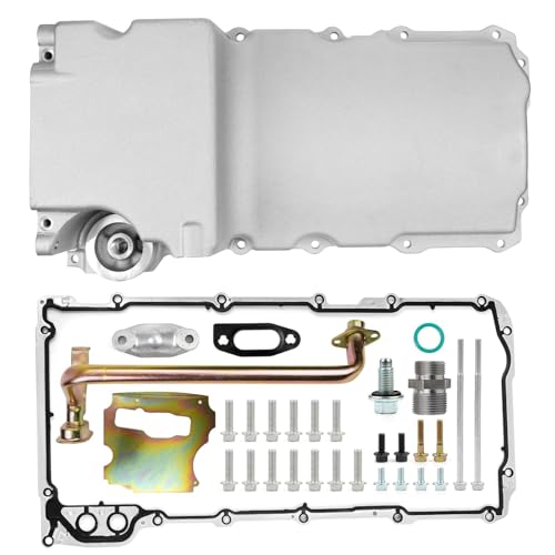 GSTP Swap Retrofit Aluminum Oil Pan Kit Compatible with GM Chevy GMC LS1 LS6 LS2 LS3 LS6 LSX 4.8 5.3L 5.7L 6.0L 6.2L Engines 1955-1987 Replaces 81074 302-1 LS - Image 1