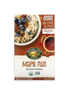 Nature's path Nature's Path, Organic Instant Oatmeal, Maple Nut, 8 Packets, 14 oz (400 g)  - Image 1