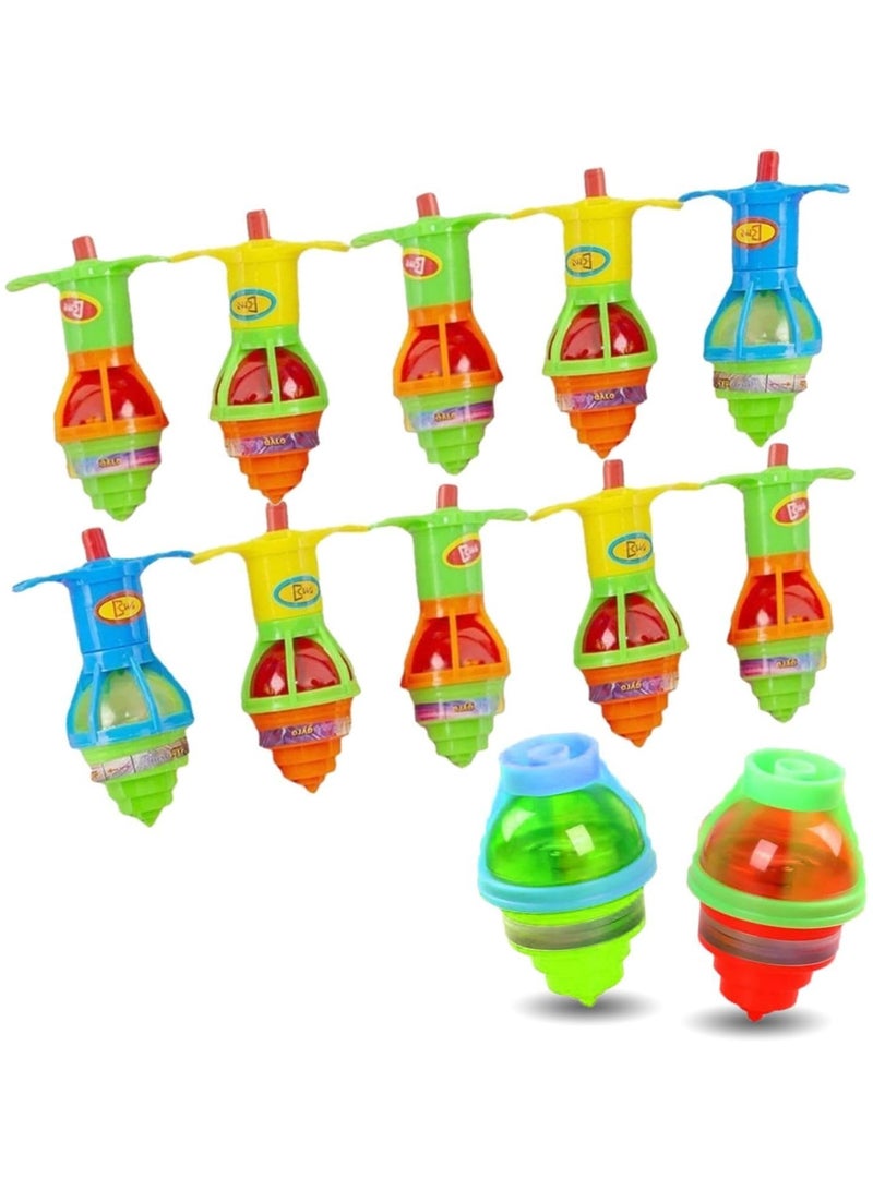 المنزل الذكي لعبة دوارة منزلية ذكية مكونة من إثنا عشر قطعة لتخفيف التوتر وإضاءة وامضة علوية دوارة للأنشطة الداخلية والخارجية للأطفال - Image 1