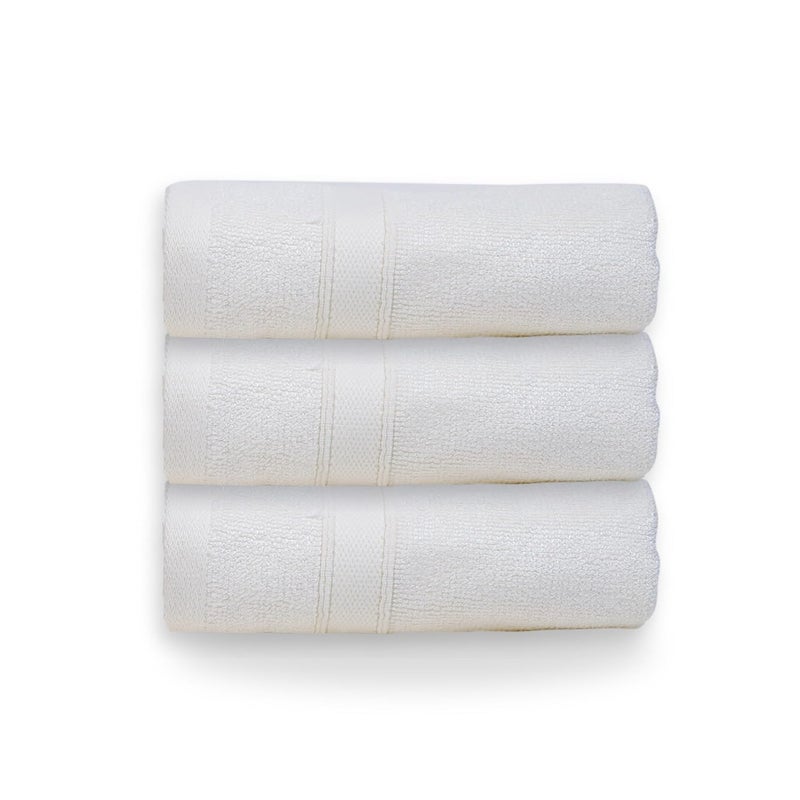 FUTURE'S ROOTS FUTURES ROOTS 100 Bamboo Face Towel for Gym Facewash Spa Travel Soft Absorbent Quick Dry EcoFriendly Towels Suitable for Acne Prone Skin Towel for Women Men Toddlers Set of 3 White 