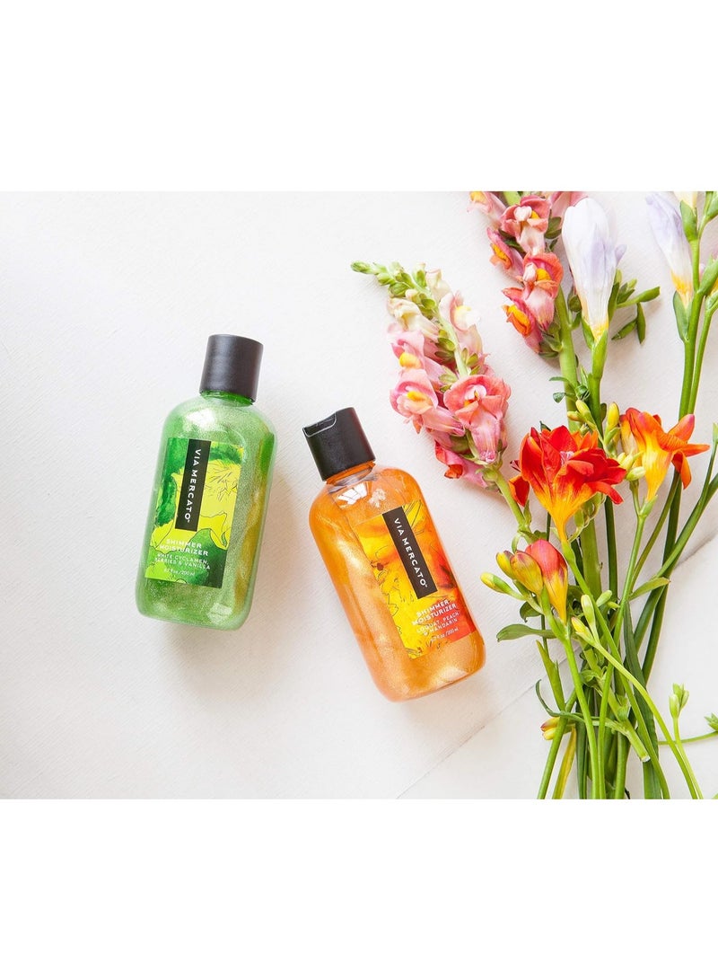Via Mercato Bella Collection, Hydrates & Invigorates, Shimmer Moisturizer, 200 ML, No. 1 - Loquat, Peach & Mandarin  - Image 2