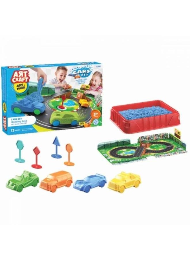dede - Cars Sand Dough set 750 Gr - Image 1