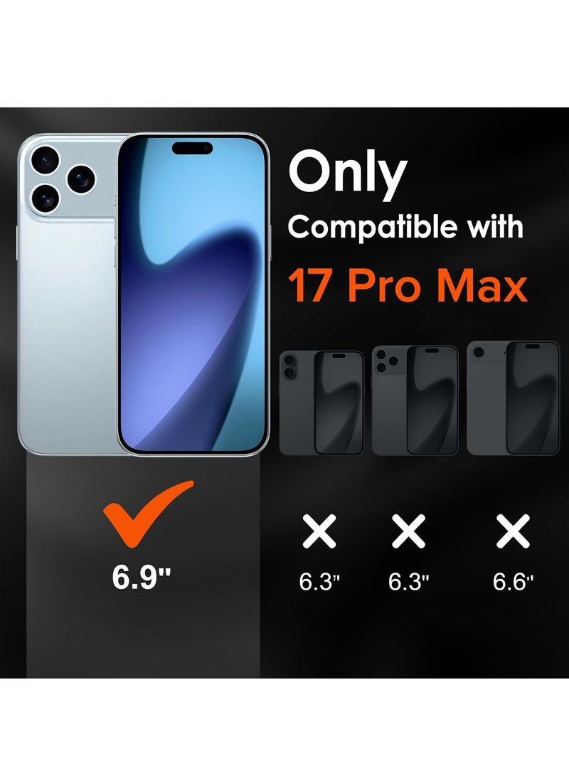 BORTONY iPhone 17 Pro Max Case Soft Jelly Silicone iPhone 17 Pro Max Cover Inside Microfiber Lining Shockproof Protective Phone Case for iPhone 17 Pro Max 6.9 inch - Image 2