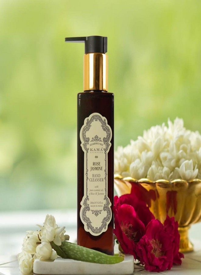 Kama Ayurveda Kama Ayurveda Rose Jasmine Hand Cleanser, 200ml - Image 2
