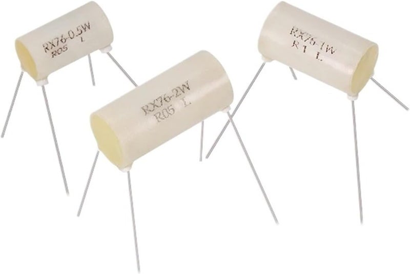 1Pcs Rx76 Four-Wire High-Precision Resistor 1W 100 Milliohms Calibration Low-Temperature Coefficient Sampling Winding Fixed Resistor - Image 1