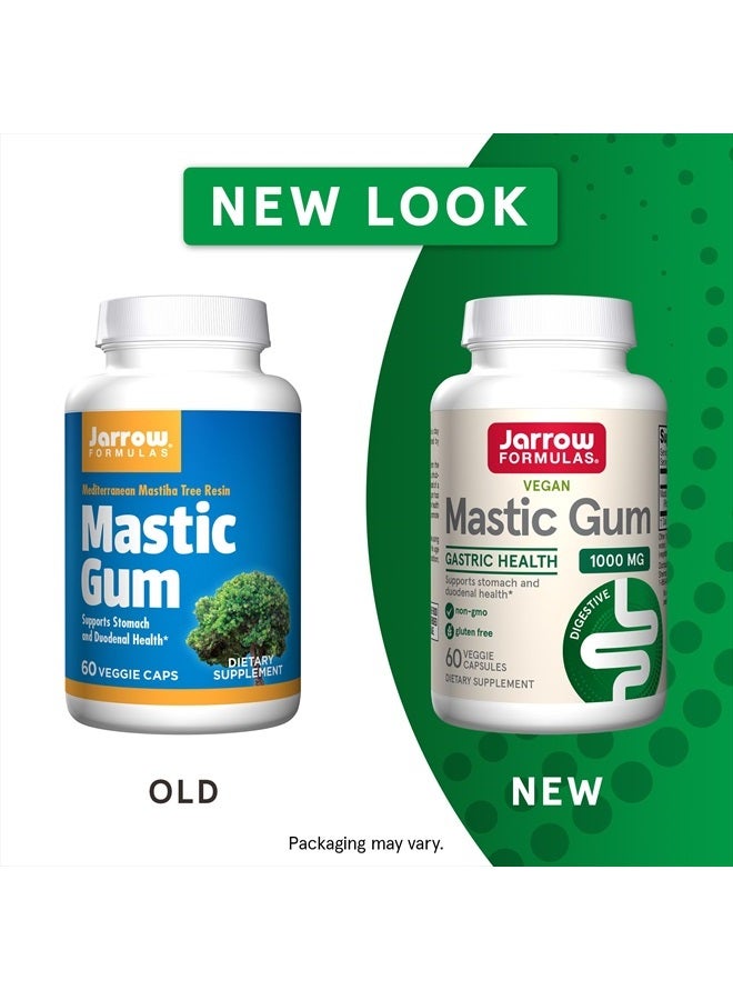 jarrow formulas صمغ الماستيك 1000 ملغ - لصحة المعدة - 60 كبسولة نباتية - تركيبة طبيعية تدعم صحة المعدة والاثني عشر - مكمل غذائي - 30 حصة - نباتي - Image 2