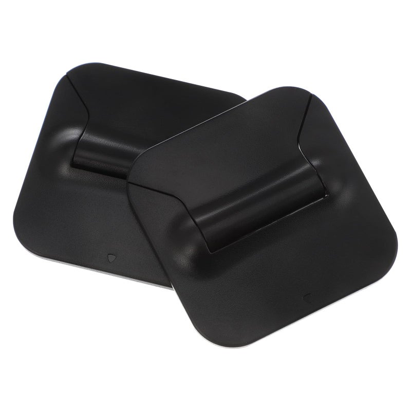 2Pcs Portable Foldable Laptop Stand Cooling Holder Desktop Rack Black for Travel Office - Image 2