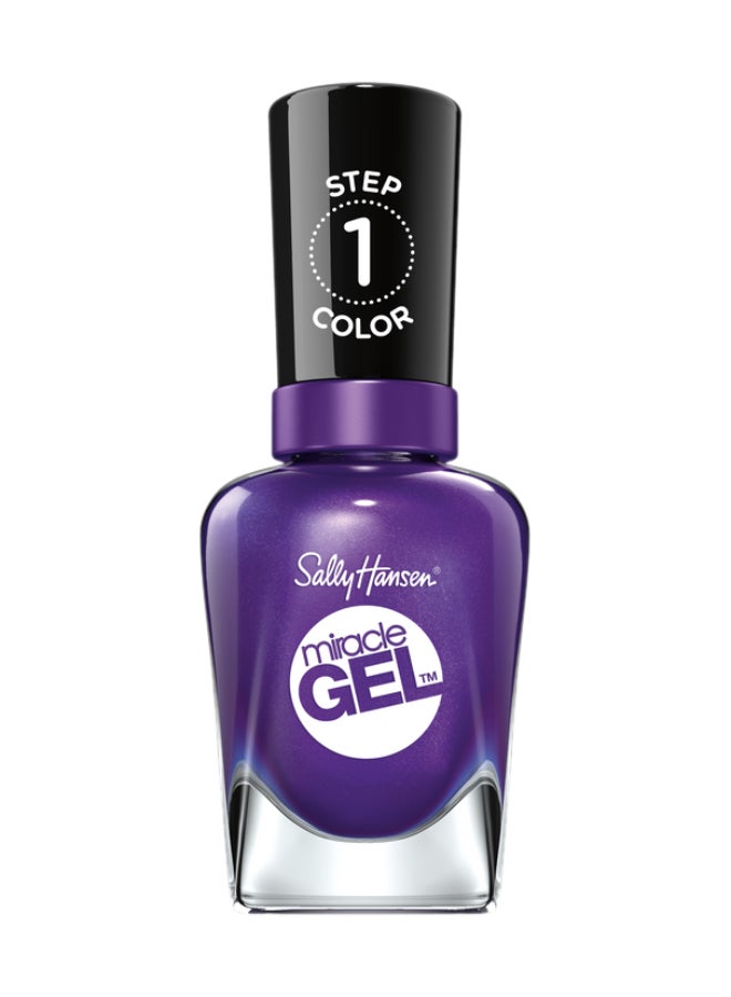 Sally Hansen Miracle Gel Nail Poli Lacquer Purple 14.7ml - Image 1