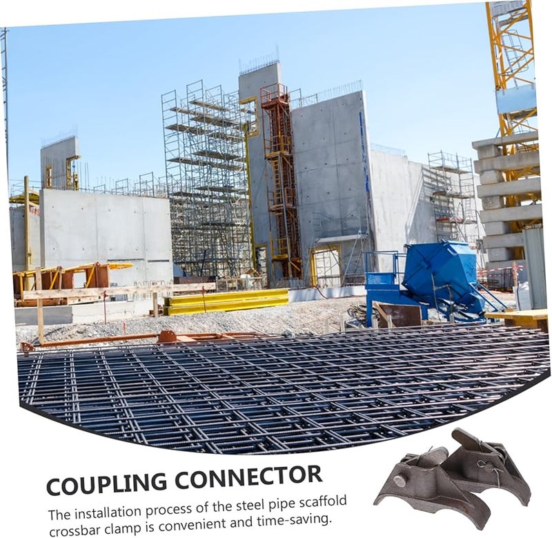 مشبك سقالات ثقيل التصميم بأذنين مزدوجتين مشد للبناء والتجديد - Image 4