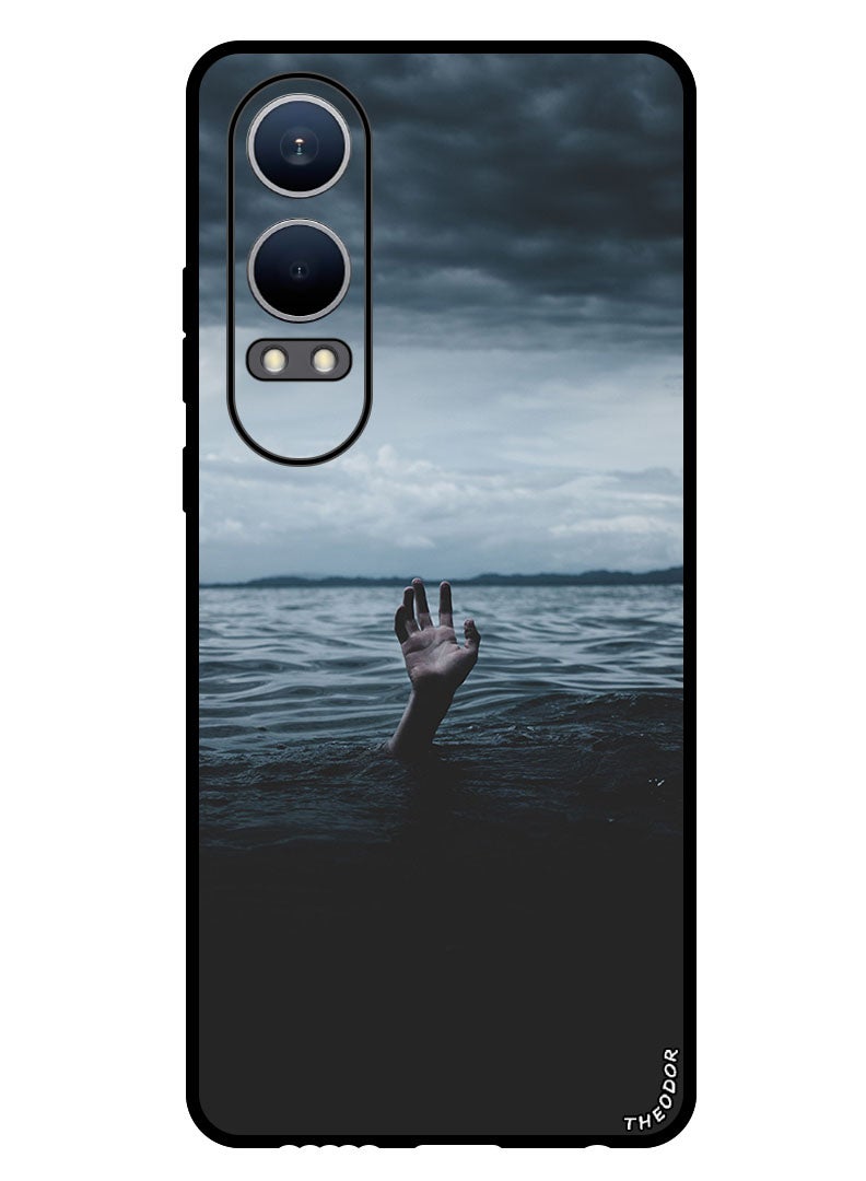 Theodor Protective Case Anti Scratch Shock Proof Bumper Cover For Oppo K12x (China) water_hand_sea - Image 1