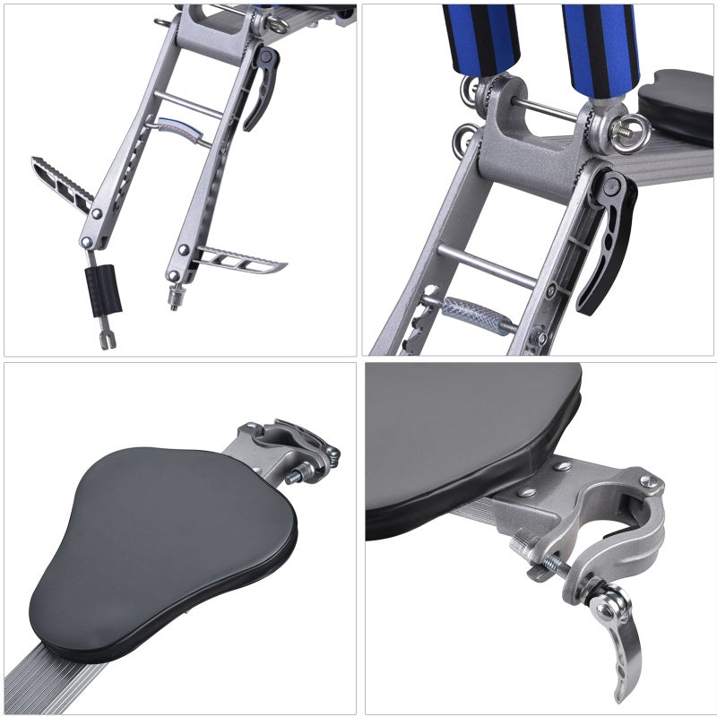 Front Mounted Child Bicycle Seat Heavy-Duty Aluminium Alloy Adjustable Height - Foam Handrail for Kids 1-9 Years Old Under 60kg - Image 2
