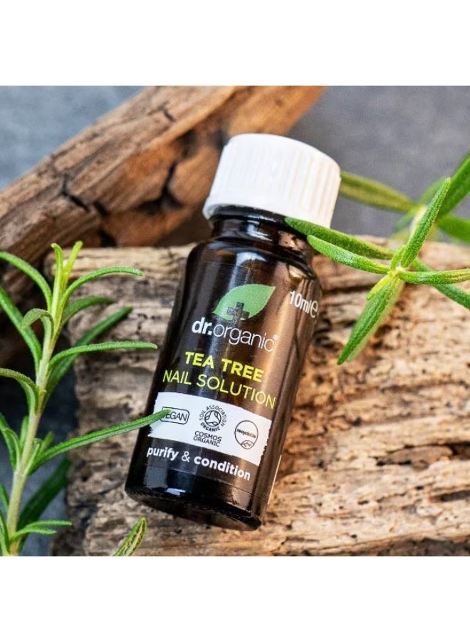 دكتور أورجانيك محلول أظافر شجرة الشاي العضوي الحيوي من دكتور أورجانيك، 10 مل - Image 3