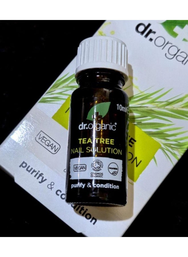 دكتور أورجانيك محلول أظافر شجرة الشاي العضوي الحيوي من دكتور أورجانيك، 10 مل - Image 4