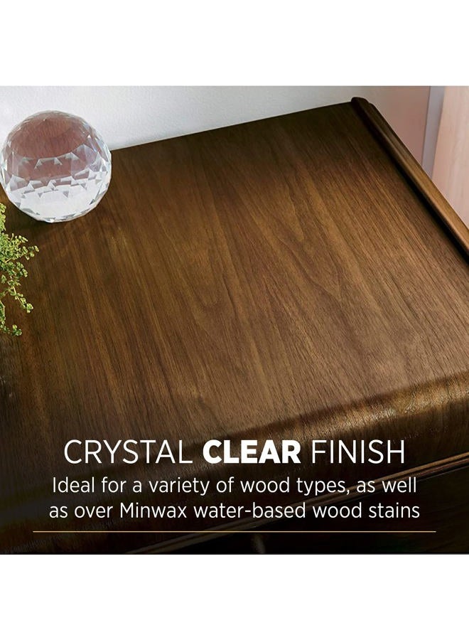 Minwax 222224444 Polycrylic Protective Wood Finish, Clear Matte, ½ Pint - Image 4
