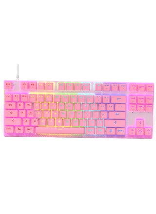 CK82 Mechanical Keyboard 87 Keys RGB Gaming Keyboard with OUTMU Blue Switch Multimedia Keys N-key Rollover Pink - pzsku/ZA6E418E9F3D052F4BB1CZ/45/_/1683703533/0fabe3ac-503d-448d-ac6d-c4f03ddfd28e