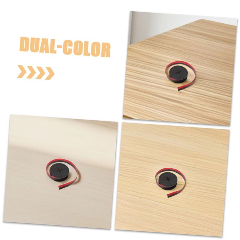 3 Rolls Manual Typewriter Ribbon Replacement Spool Black Ink for Calculator - Image 4