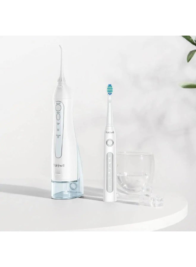 Fairywill Oral Care Combo 5020E Water Flosser + 507 Toothbrush - Image 4