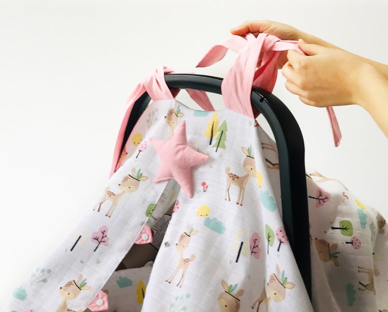 Atölye Eda Muslin Stroller Cover Cushion Pouch 3 Pieces - Image 2