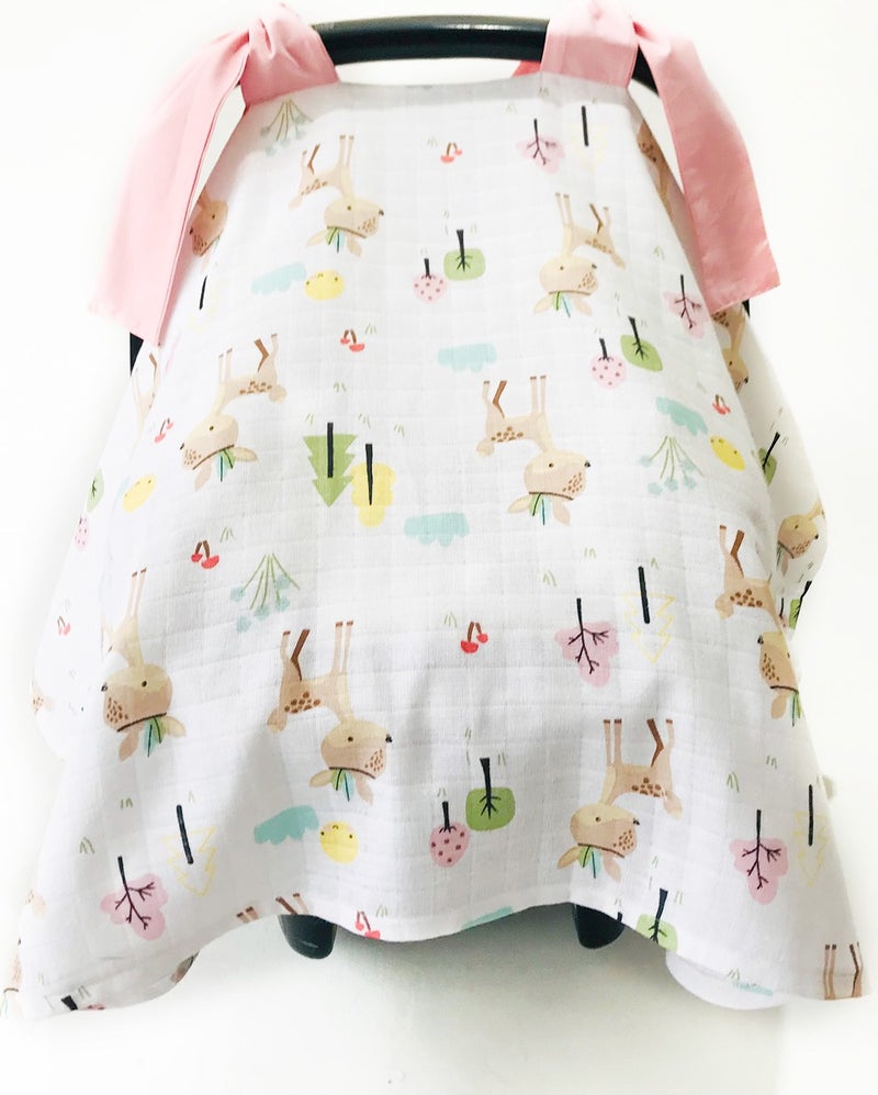 Atölye Eda Muslin Stroller Cover Cushion Pouch 3 Pieces - Image 4