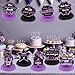 Wayyogh 9Pcs Farewell Party Decorations Black Purple Rude That Youre Leaving But Ok Honeycomb Centerpiece We Will Miss You Table Topper Decor for Coworker Leaving Goodbye Going Away Retirement Party Supplies - Image 4