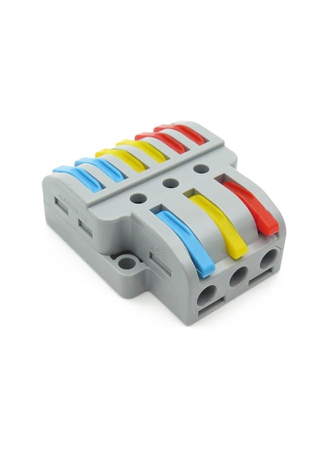 The Bros Advanced Wire Connectors – Ensure Safety and Efficiency in Every Connection! (3 IN - 6 OUT Multicolor) - [5 pcs] - Image 2
