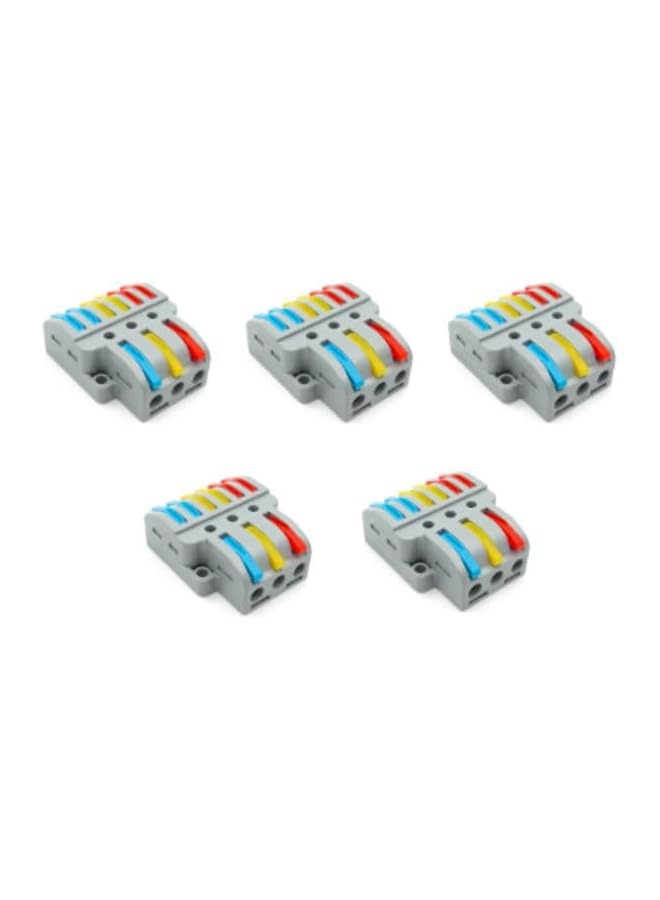 The Bros Advanced Wire Connectors – Ensure Safety and Efficiency in Every Connection! (3 IN - 6 OUT Multicolor) - [5 pcs] - Image 1