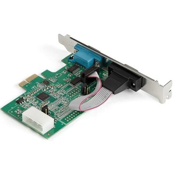 StarTech.com 2-port PCI Express RS232 Serial Adapter Card - PCIe RS232 Serial Host Controller Card - PCIe to Dual Serial DB9 Card - 16950 UART - Expansion Card - Windows & Linux, TAA (PEX2S953) - Image 4