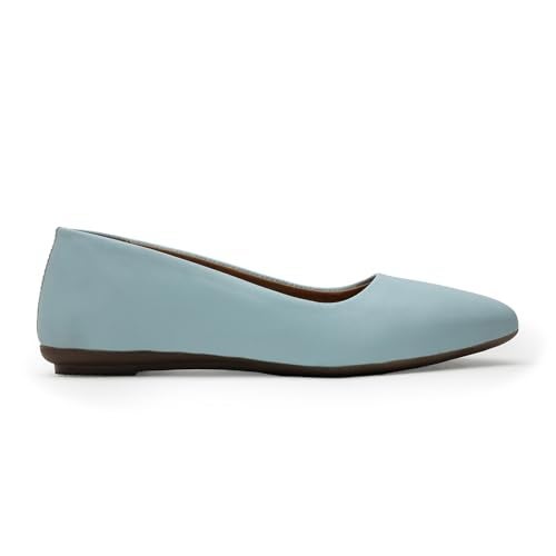 YUKI Comfortable Slip-On Belly Flats Stylish, Lightweight, Casual & Formal Wear Belly for Women Sky Blue - Image 3
