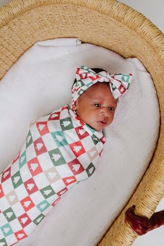 Copper Pearl Swaddle Blankets for Newborns Soft Stretchy Receiving Blankets for Boys and Girls Large 46 x 46 Inch Baby Blankets Lightweight and Breathable Swaddles Fraser - Image 3