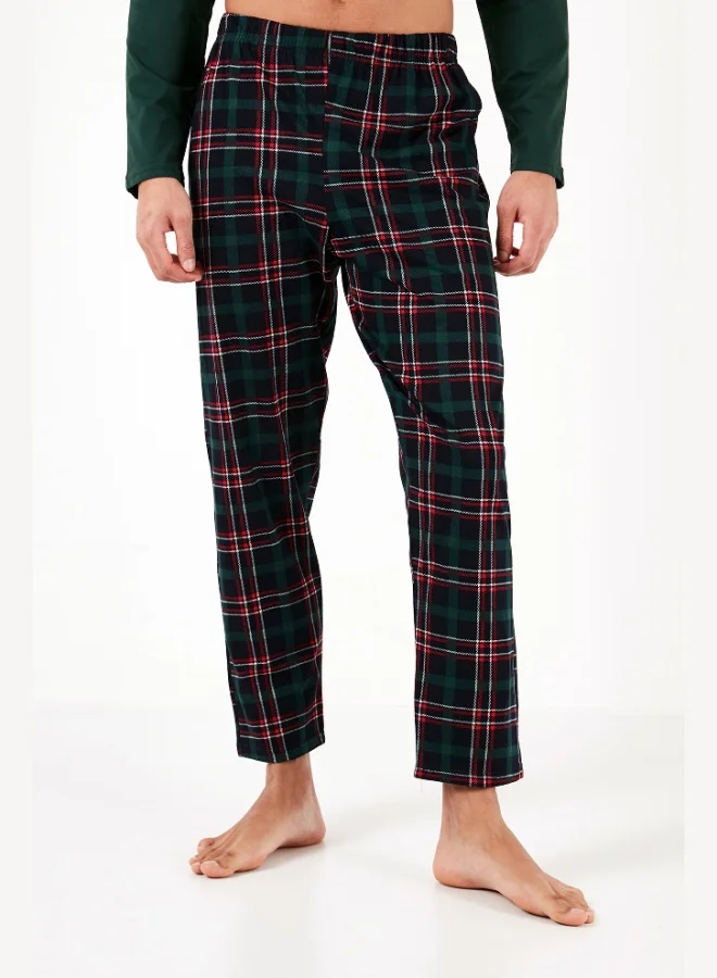 Buratti  Buratti Plaid Cotton Regular Fit Long Sleeve Pajama Set Men's PAJAMAS SET 6572005 for Men | Best Price UAE