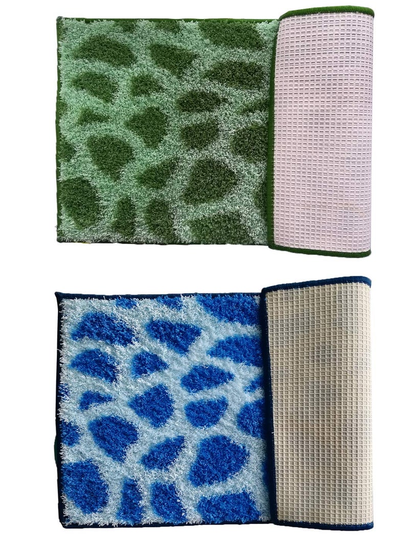 Athom Trendz Athom Living Soft Anti Slip Easy Home Bath Mat 38 X 58 cm Multicolour - Image 3