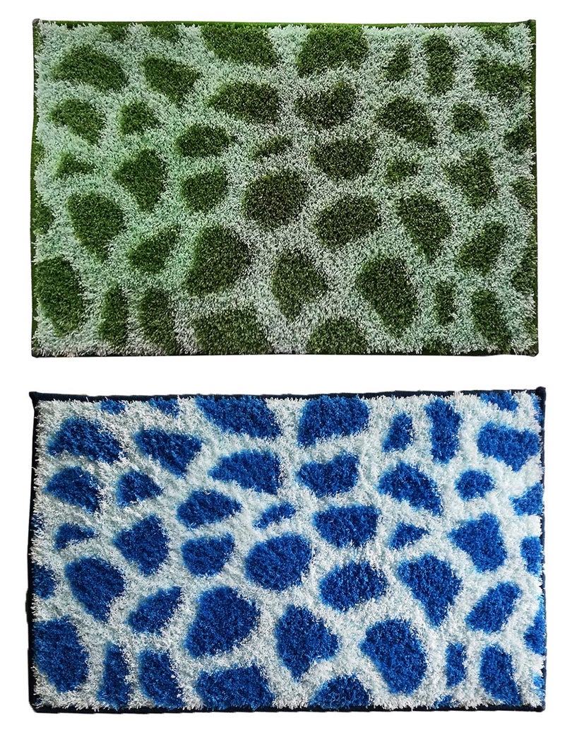 Athom Trendz Athom Living Soft Anti Slip Easy Home Bath Mat 38 X 58 cm Multicolour - Image 2