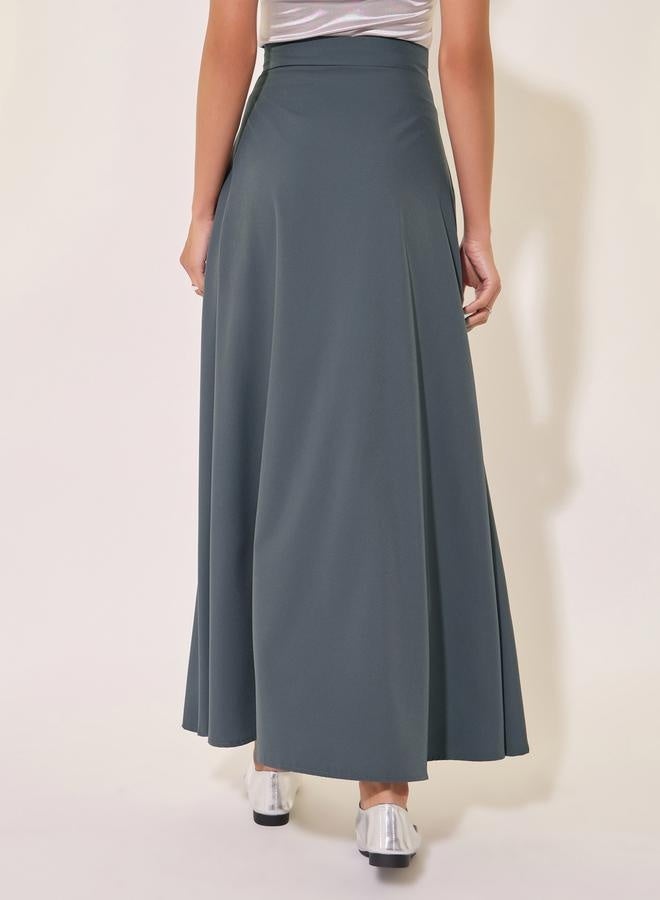 Take Two Embellished High-Rise A-Line Maxi Skirt  - Image 4