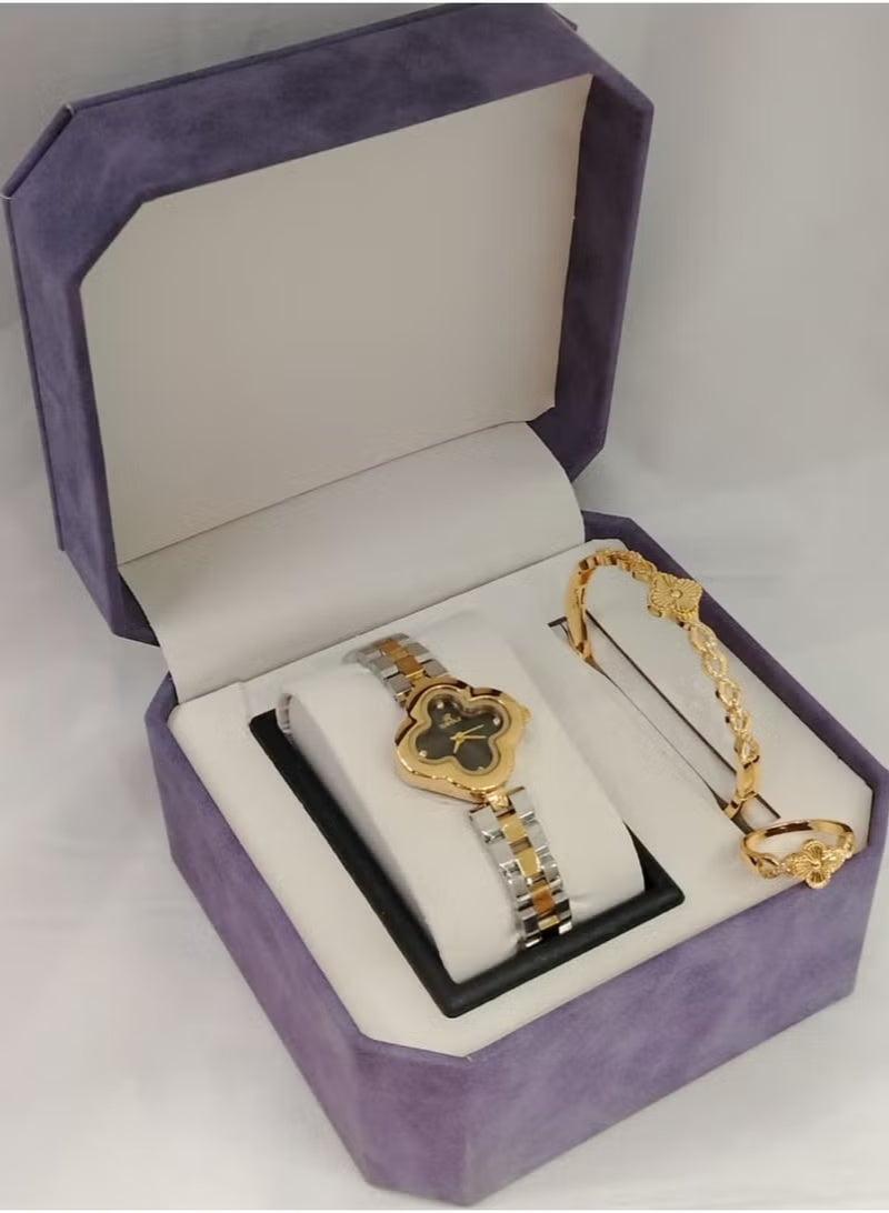 Women's watch with bracelet, elegant and high quality, new edition, stainless steel