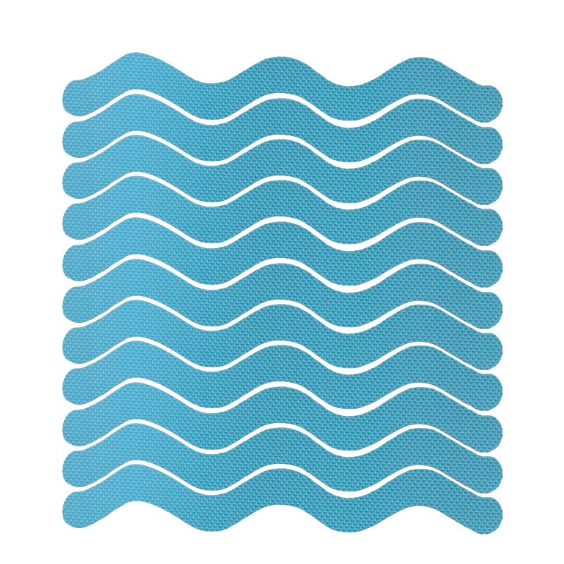 Spot S-Shaped Transparent Bathroom Bathtub Anti-Slip Strip Peva Wavy Anti-Slip Tape Toilet Anti-Slip Sticker - Image 1